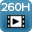 Archivio video di 260 ore su SD card della massima capacità